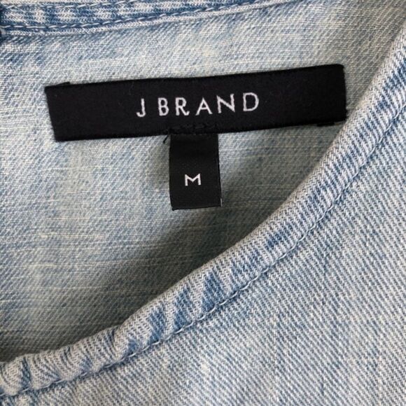 J-Brand-Tayla-Top-Embroidered-Roses-in Blue Iris - Picture 7 of 12